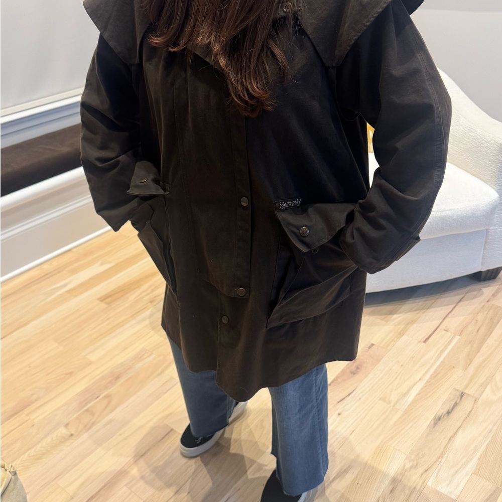 Driza-Bone Dark Brown Wateproof & Windproof Jacket. All weather & durable.